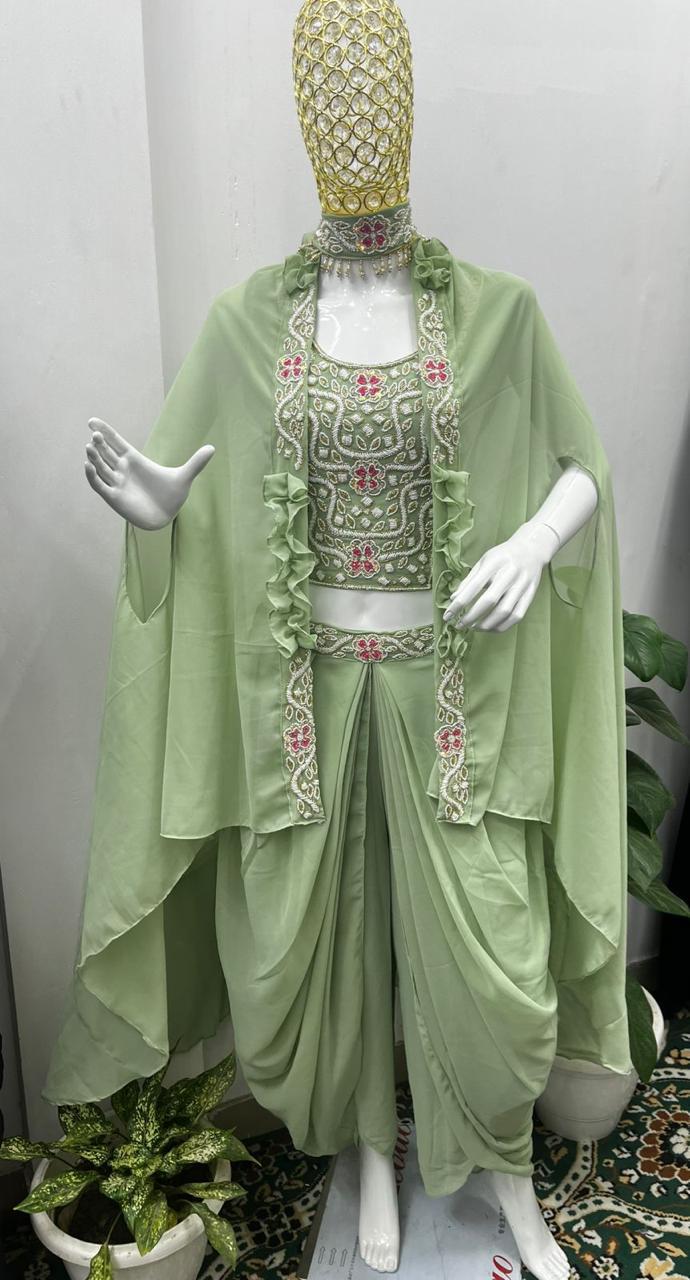 Designer Lehenga  "Elegant Rose Pink Designer Lehenga for Wedding & Party Wear"